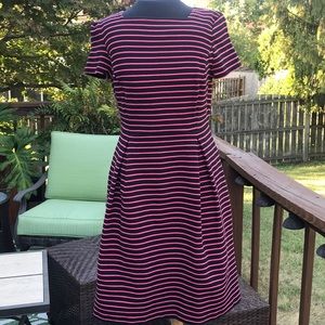 Talbots striped dress size 4
